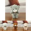 Adorable Mini Teddy Bear Plush Keychain Accessory Soft Cuddly Doll For Children