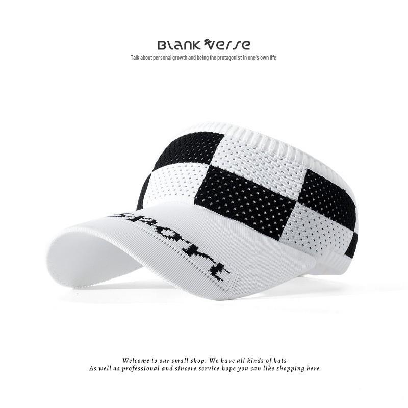 Korean Style Open Top Summer Running Hat for Women - Trendy Outdoor Sun Protection