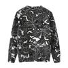 Ladies' Fashionable Casual Long Sleeved Halloween Printed Round Neck Knitted Yarn