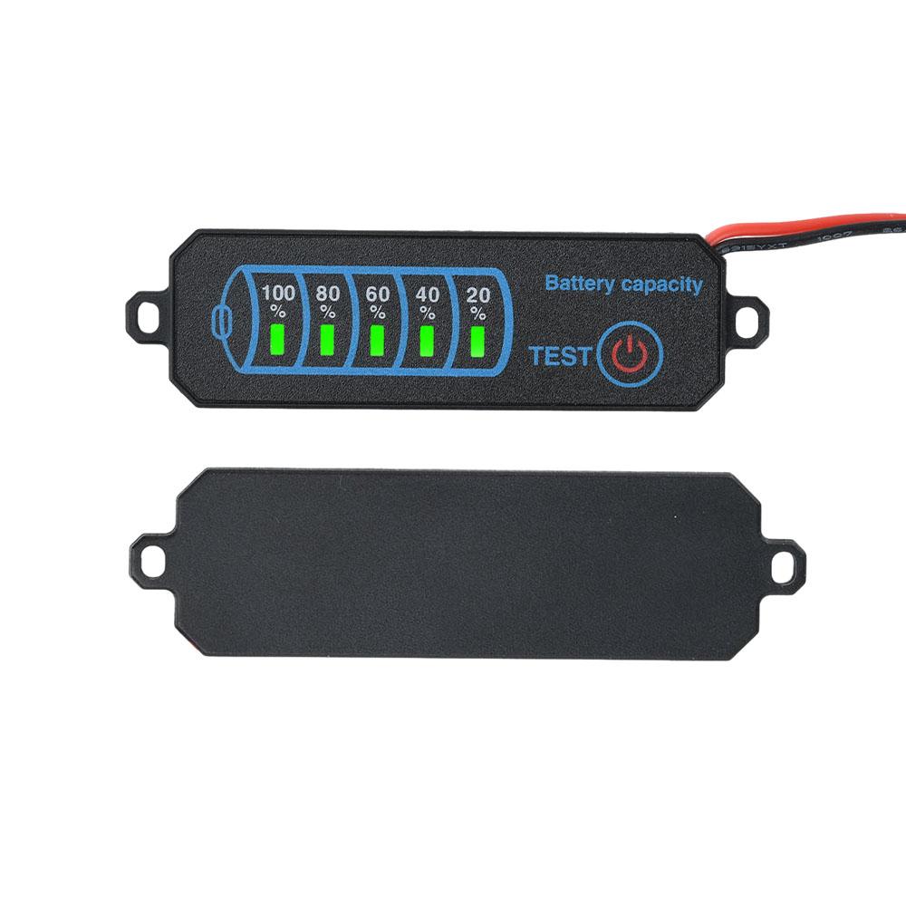 DC 5V-30V 2-8S Battery Level Indicator Board Lithium/LiFePO4/Acid Universal Power Percentage Battery Capacity Display Tester
