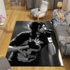 Bill Kaulitz Flannel Printed Carpet, Home Sofa Decoration for Living Room & Bedroom, Non‑Slip Play Flannel Floor Mat for Game Room