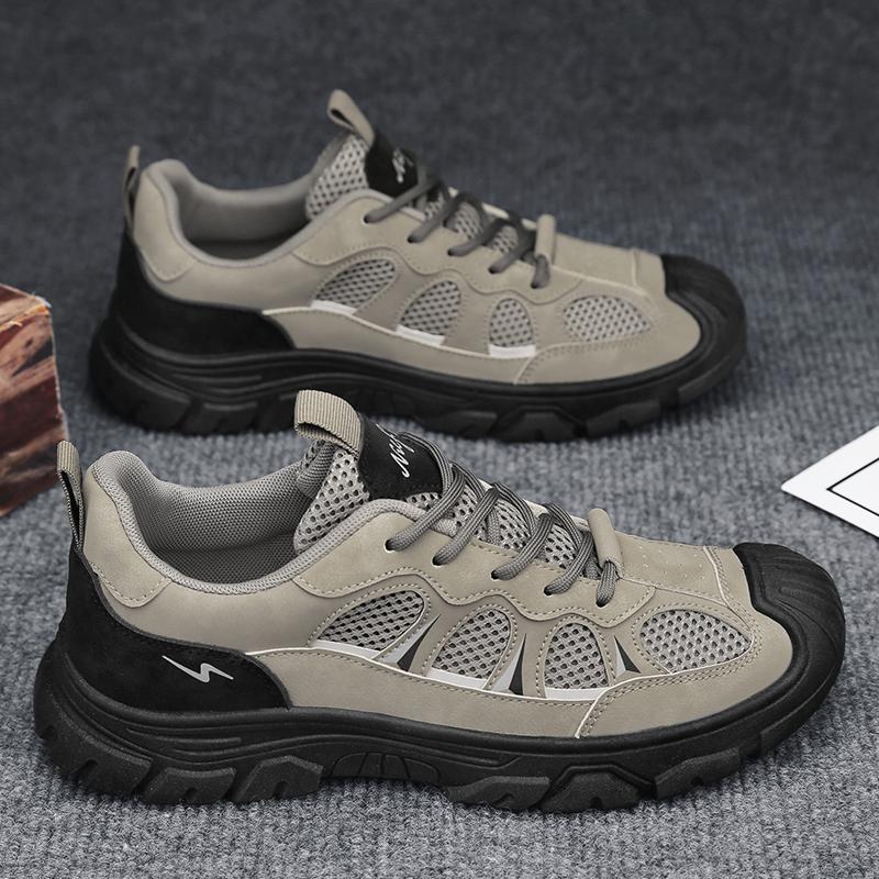 Autumn outdoor sports and leisure men s shoes, gray black, khaki black, khaki 39