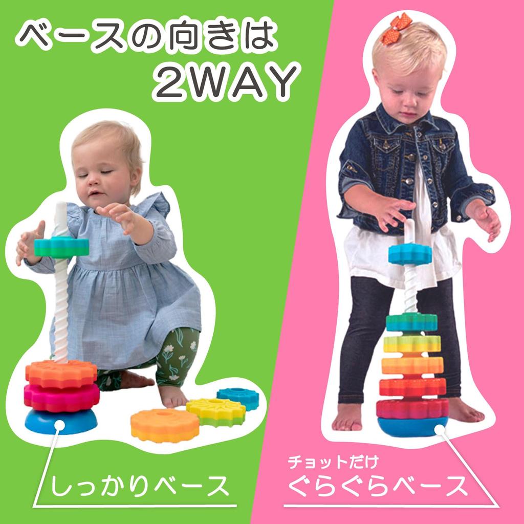 Fat Brain Toys Spin Again Educational Toy 13X42cm Genuine Product FA110-1