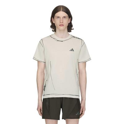 Adidas Running SFTM T UF TX209 Halo Ivory L Short-Sleeve T-Shirt /// Men's (KQ7840)