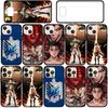 Cover for iPhone 16 15 Xiaomi Redmi Note 14 13 12 11 Pro Max X 8 9 16e Samsung Galaxy S25 S24 S23 Moto A4 OPPO Huawei Anime Attack on titan Phone Case