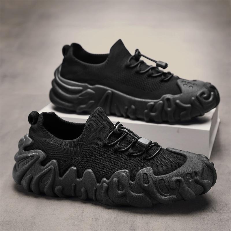 YRZL Men's Sneakers Fashion Athletic Shoes Breathable Soft Comfort Male Casual Shoes Lightweight Walking Shoes