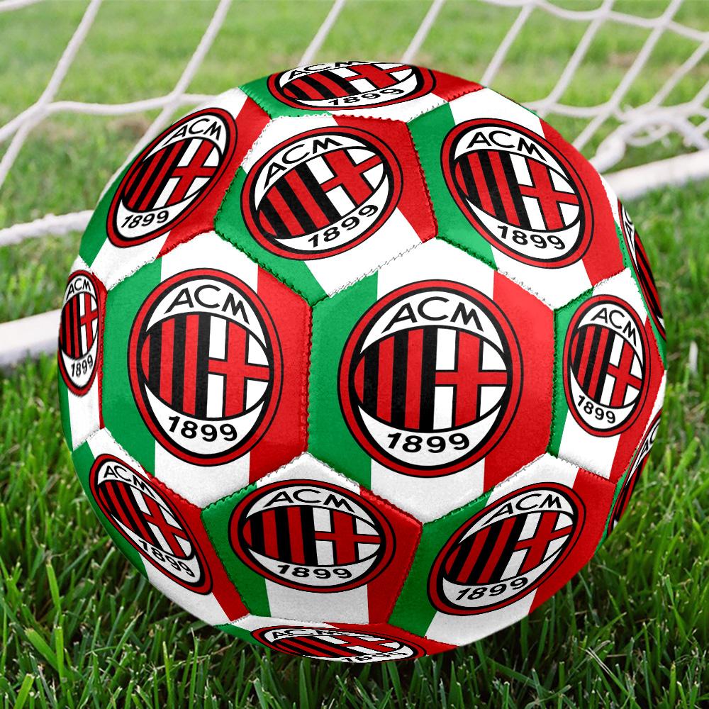 Ac Milan Size 5 Soccer Balls, High-Quality, Anti-Slip, Protective Football, a Unique Gift Suitable for Birthdays, Christmas