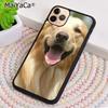 Golden Retriever Dog Cute Puppy Phone Case Shell For iPhone 17 Air 12 13 16 pro max 15 14 plus Cover coque