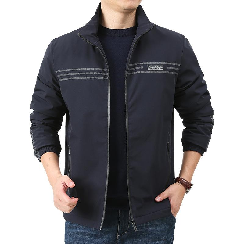 New Men's Fleece Jacket Autumn and Winter Casual Jacket Men's Spring and Autumn Men's Clothing Autumn Top Loose Coat