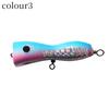 High-Catch-Rate Wooden Popper Lure for Recreational & Professional Fishing