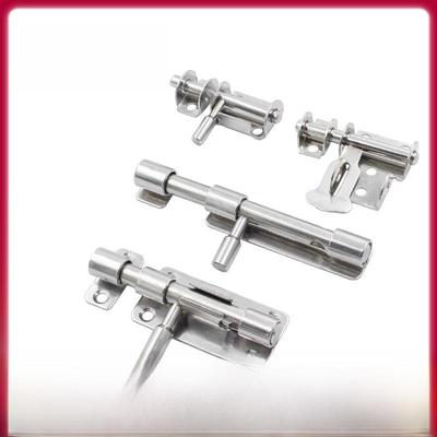 Miniaturní závora západky dveří z nerezové oceli pro levé/pravé dřevěné dveře, design proti krádeži