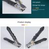 1x Nail Clippers with Safety Lock Large Wide Jaw Opening Toenail Cutter for Elderly Seniors