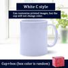 Customized Coffee Mugs Ceramic Magic Mug Pour In Hot Water Pictures Display Print Photo LOGO Text DIY Change Color Cup Gifts