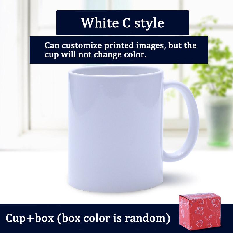 Customized Coffee Mugs Ceramic Magic Mug Pour In Hot Water Pictures Display Print Photo LOGO Text DIY Change Color Cup Gifts