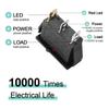 8Pcs AC 250V/15A, 125V/20A Illuminated LED On/Off SPST 3 Pin 2 Position Mini Boat Rocker Toggle Switch Snap for Househould DIY