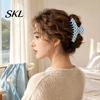 PVC Hair Claw, Back Head Strong Bite Force Clip, Dot Print Sturdy Claw Clip Large Anti-Slip Teeth Accessory for Daily Wear Long