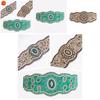 Bohemian Ethnic Beaded Waist Belt With Rhinestone Accents For Vintage Festival Look