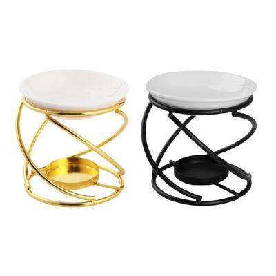 Şık Uçucu Yağ Yakıcılar Eritme Isıtıcısı Tealight Mumluk Metal Raf Yaşam Alanı ve Yatak Odası için Masa Süsü