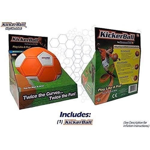 Ballon de football à effet - Kickerball - Modèle Kickerball - Orange - Extérieur