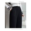 Pantalon Harem Femme Automne Hiver Chaud Petits Pieds Taille Haute Slim Tube Crayon Fumé
