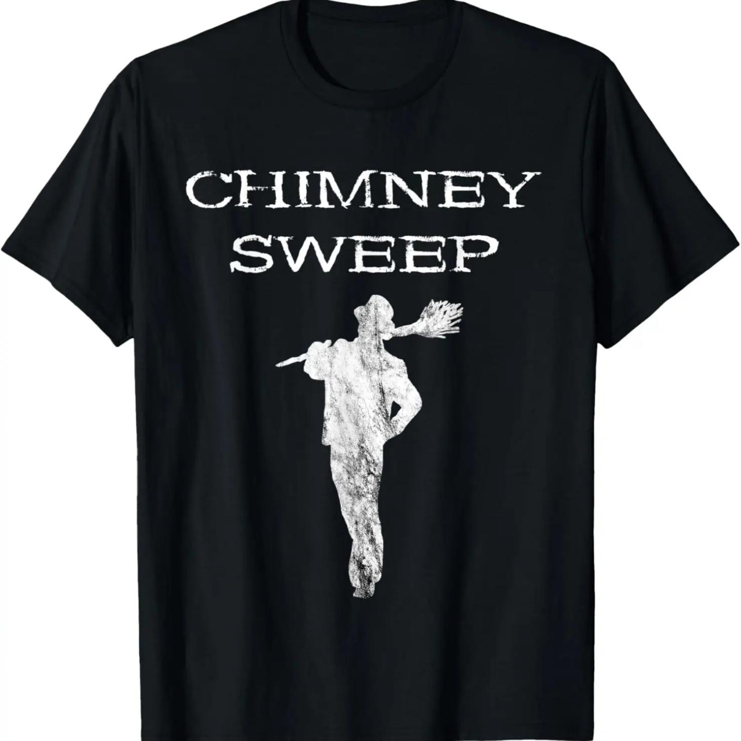 

Chimney Sweep Cleaning Profession Janitor Sweeper T-Shirt S чёрный