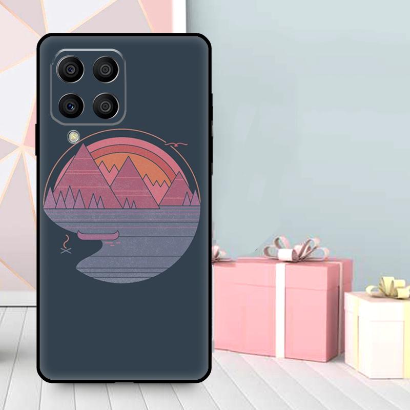 Star Lake Mountain Case For Samsung Galaxy M35 M56 M12 M06 M32 M52 M55 M15 M11 M13 M14 M16 M36 M31 M53 M34 M54