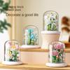 Building Block Flower Micro Particle Assembly for CHILDREN'S Building Block Toys Roses Tulips Tabletop Decorations Gifts