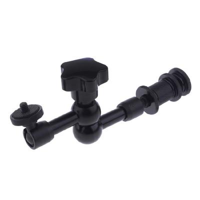 Aluminum Super Clamp Mount Holder Adapter with 1/4inch 3/8inch Thread for Monitor LED Flash Light Camera Tube Bracket