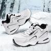Pánské tenisky vulkanizovat Vzduchový polštář je protiskluzový voděodolný Zimní sportovní obuv pro muže běžecká obuv Teplé bavlněné boty s