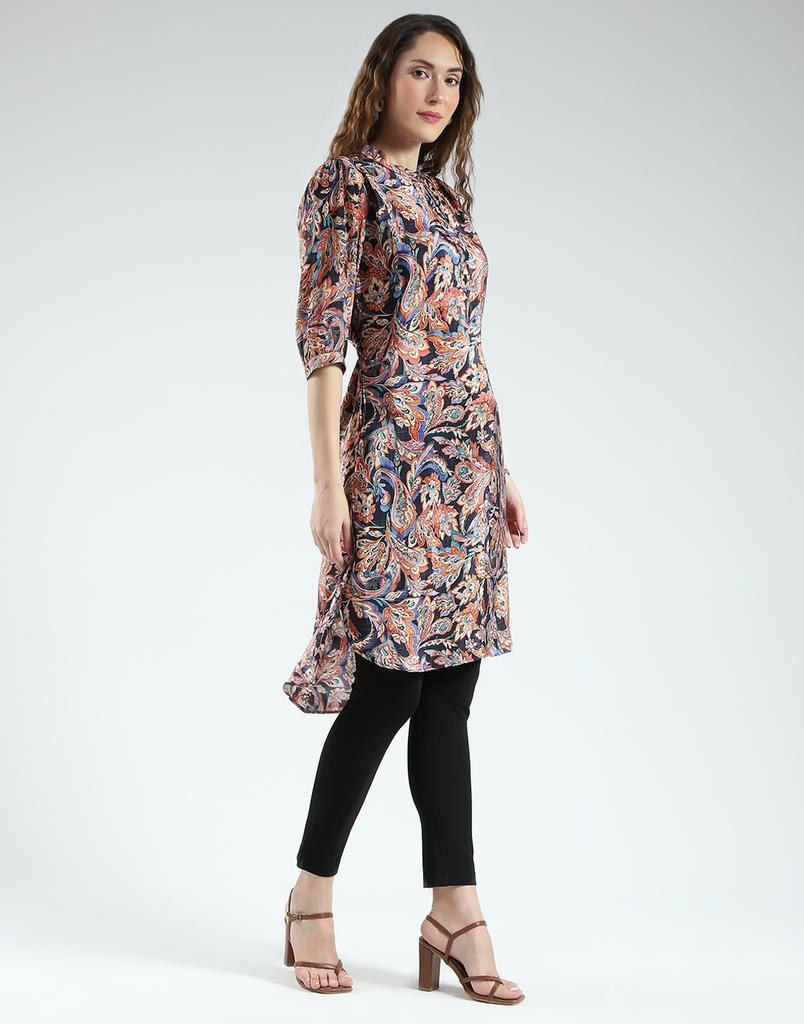 MONTE CARLO Women's Regular Fit Printed Tunic