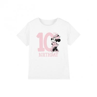 Childrens/Kids Minnie Mouse 10th Birthday T-Shirt