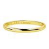 [Lala Christie] Gold Ring K18 Yellow Gold Round Design Wedding Band Size 9 lr106-0001-yg-09