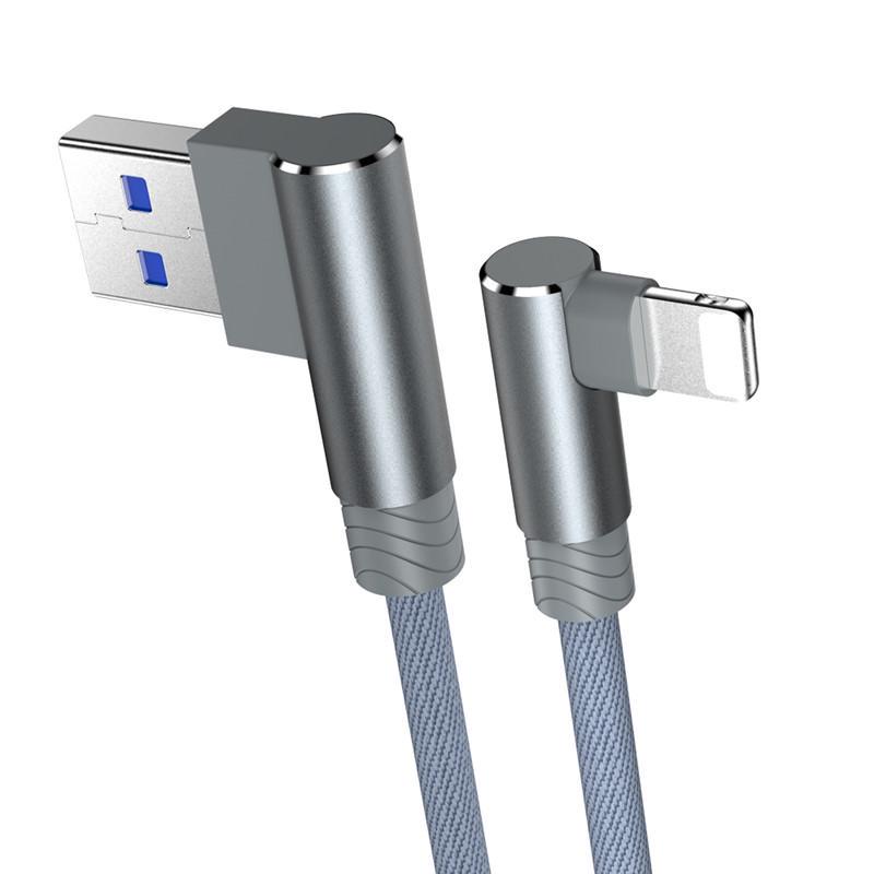 1 2 3 m 90 laipsnių USB duomenų įkroviklio laidas, skirtas iPhone 11 12 13 14 PRO Xs Max Xr X 8 7 6 6S Plus 5 5S SE2020 iPad laido kilmės Mobilusis telefonas ilgas trumpas