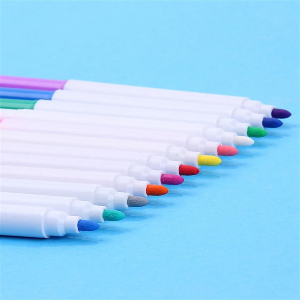 Set of 12 Reusable Water Soluble Chalk Sticks for Drawing Writing and Art Projects Suitable for Indoor and Outdoor Use