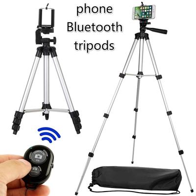 100cm/130cmLong Tripod Bluetooth Remote Control Self-Timer Shutter Clip Holder Tripod Sets Kit Gift