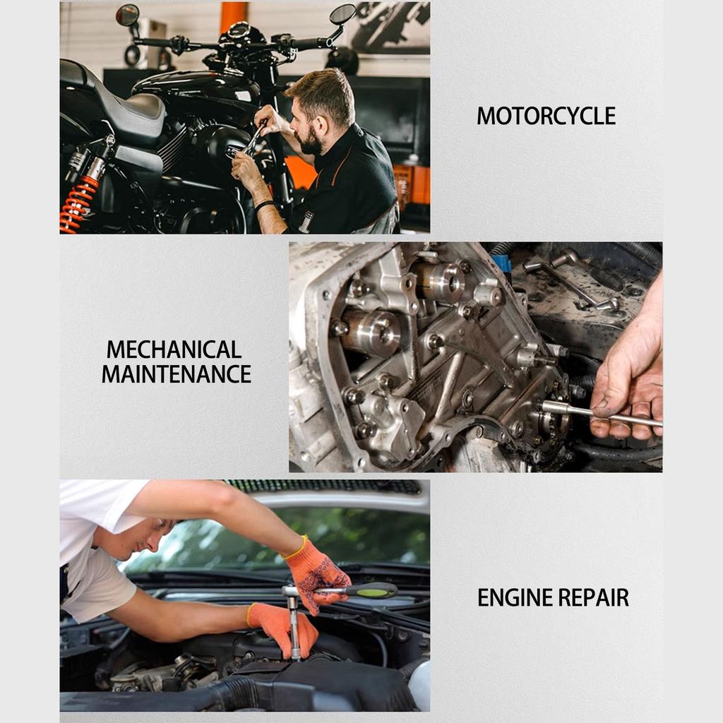 4Pcs 1/4inch Drive Extension Rod Set 3/8inch Drive Socket Extension Set Extension Joint Socket Adapter Extension Rod