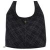 Burberry Check Design Cotton Shoulder Bag Women Bags Black 81119491