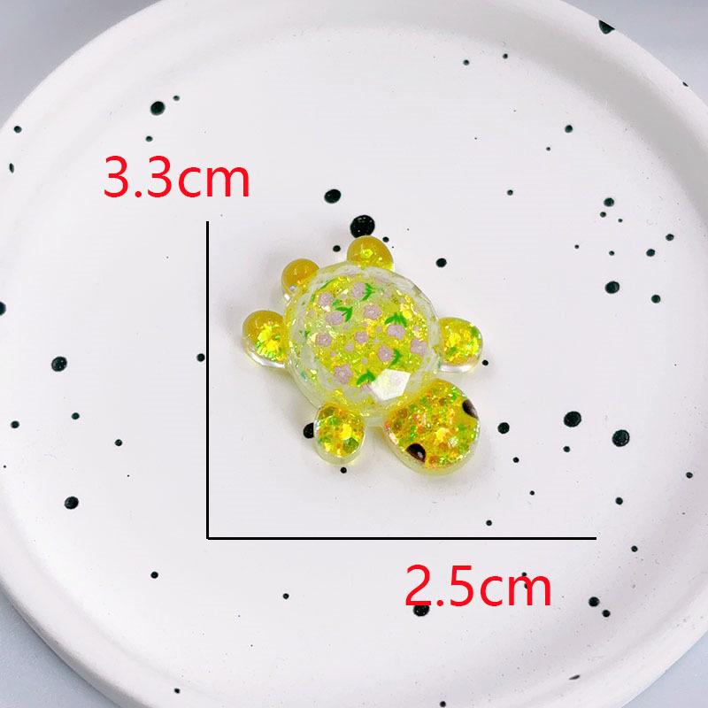 Flashing Resin Luminous Turtle Ornaments - Large & Small DIY Accessories