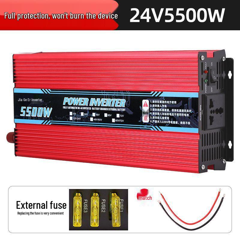 Universal High Power 48V/60V/72V To 220V Inverter for Electric Bicycle Battery and Food Truck