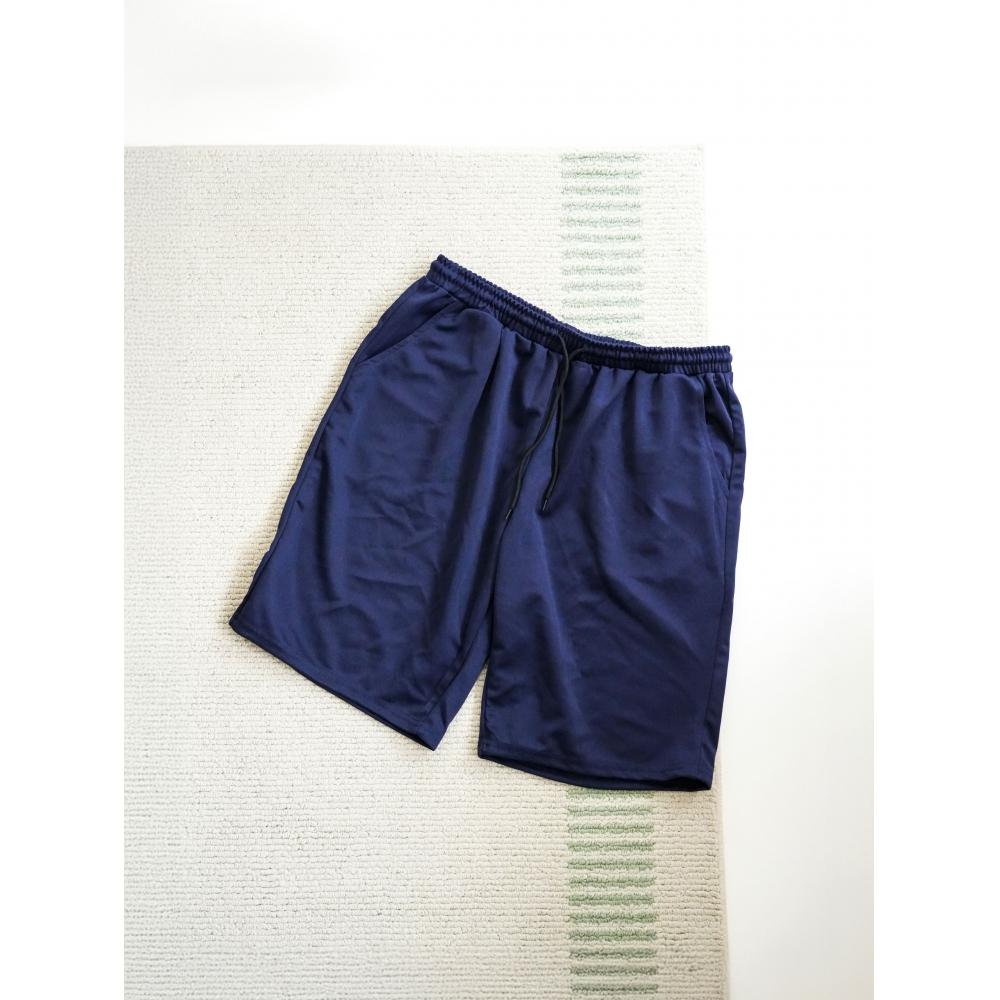 Daiso Sports Banding Shorts M L Navy