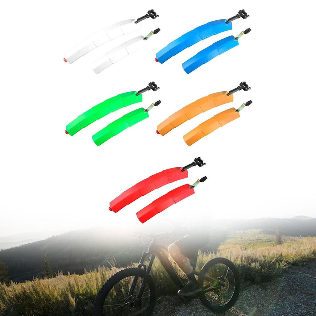 2 Teile/satz Fahrrad Kotflügel Vorne und Hinten Kotflügel mit Licht Zubehör Reparatur Radfahren