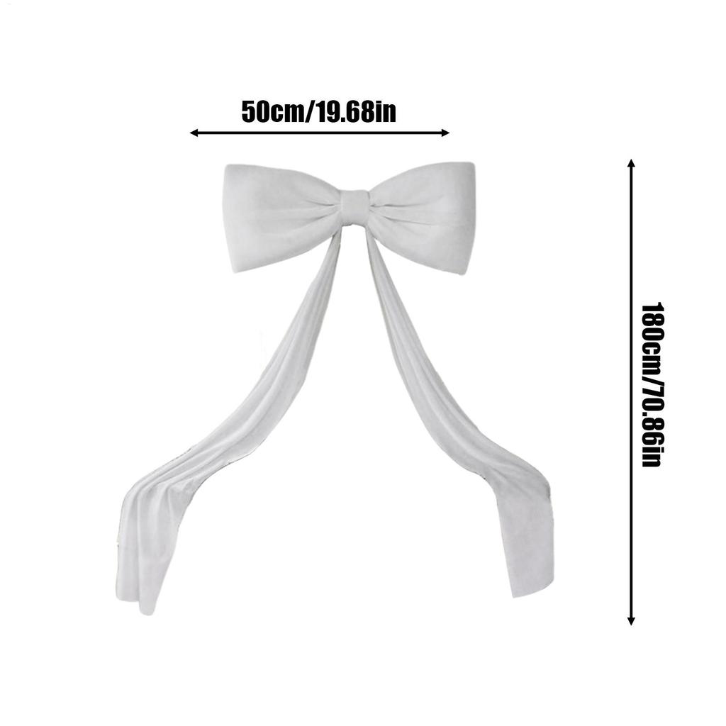 Large Velvet Bow Tree Topper Christmas Decorations Extra Big Ribbon for Door Window Display Wedding Party Photo Backdrop Decor