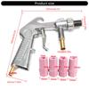 Sandblasting Guns Compressed Air with 4Pcs Ceramic Nozzles Sand Blasting Guns Accessories for Sandblasting Device