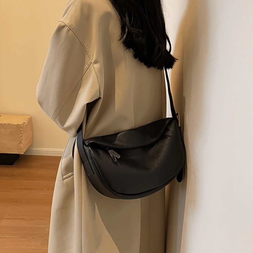 European and American Vintage New Women's Dumpling Bag, Single Shoulder Crossbody Bag, Trendy Versatile Women's Bag