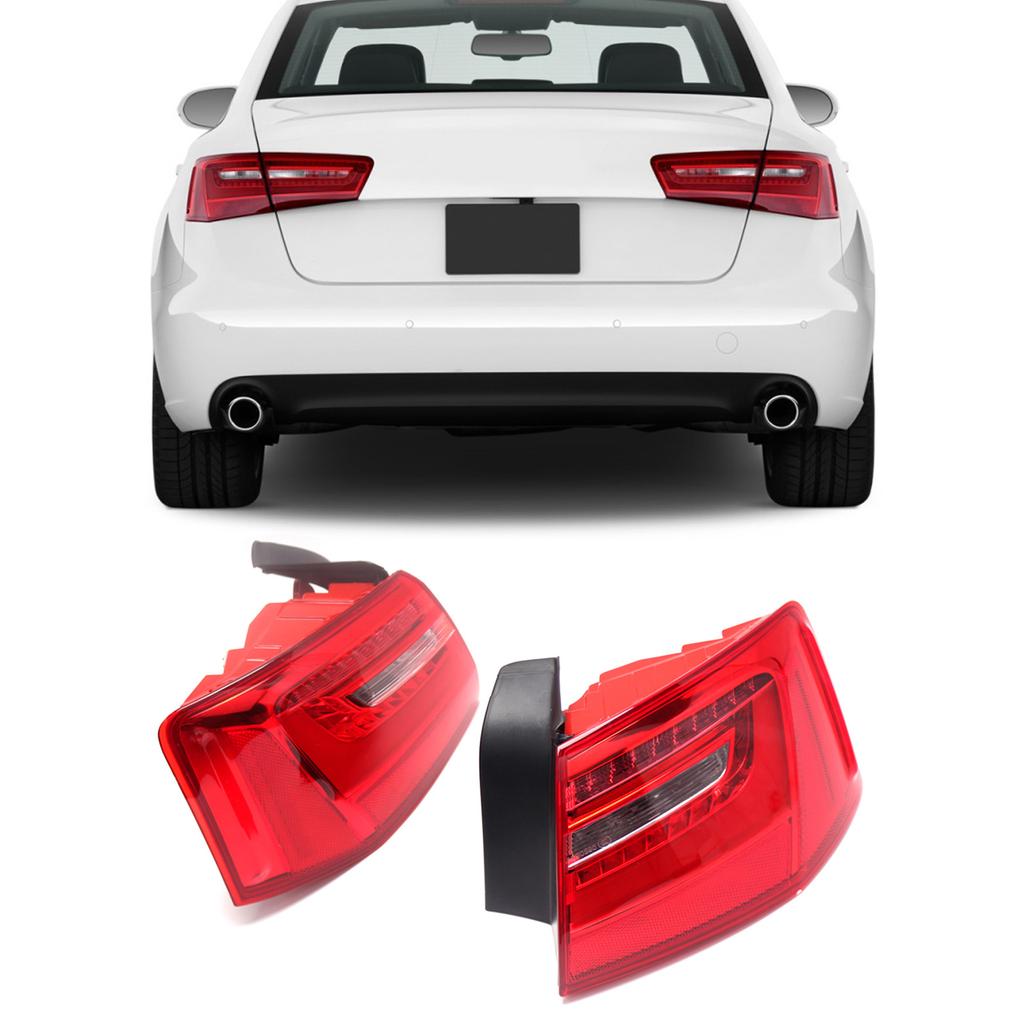 Automobile LED Tail Light Assembly Left/Right Side for A6 C7 2012-2016 Repalces Part Number 4GD945094