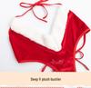 Yi Yue Lingerie Christmas Lace-Up Sleepwear Temptation Role Play Set 8344
