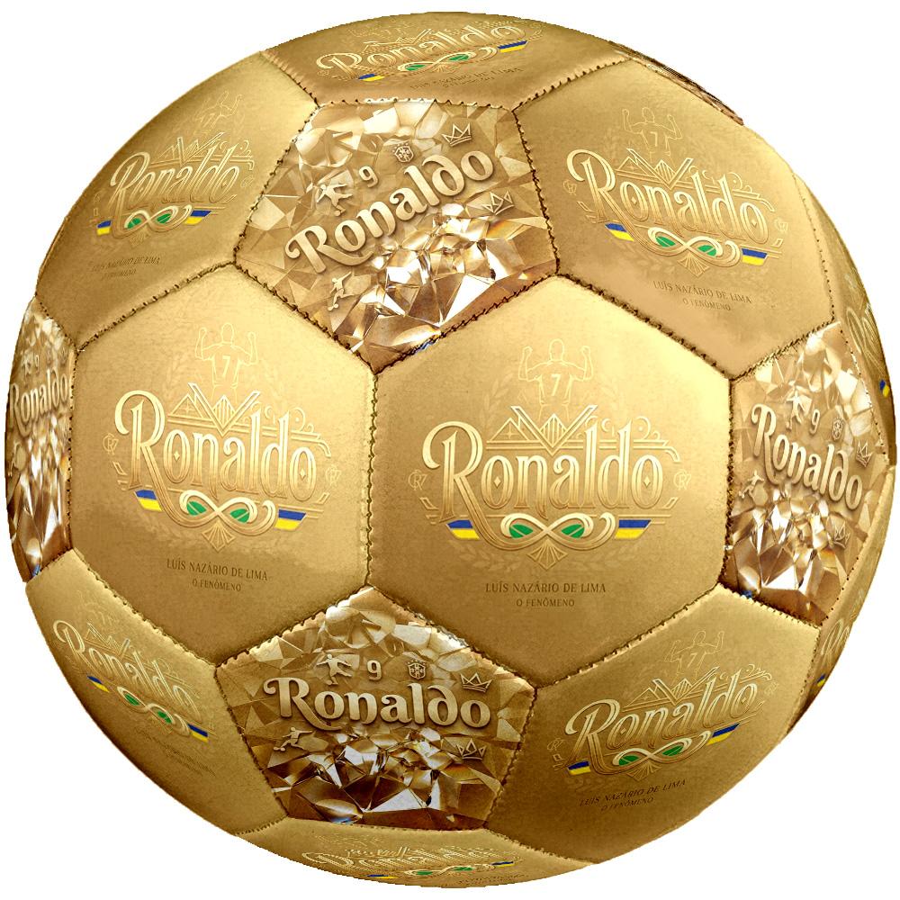 Ronaldo's: Phenomenon Cr7 Size 5 Soccer Football Machine Sewn Indoor/Outdoor Training and Matches Surprise Collection Gift