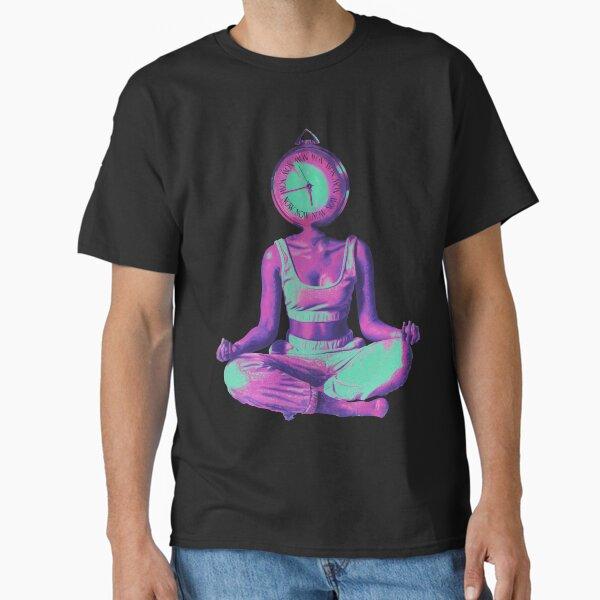 

Мужские повседневные рубашки с короткими рукавами Present Moment Yoga черные футболки оверсайз XXXL чёрный