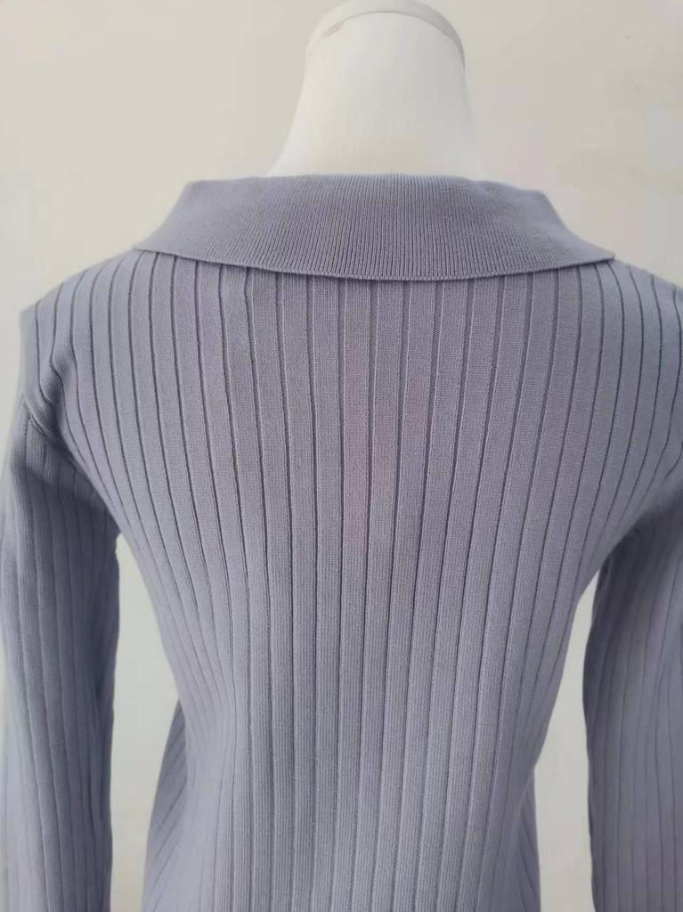In Stock: 2024 Spring Yang Zi Academy Style Slimming Knit Cardigan Dress