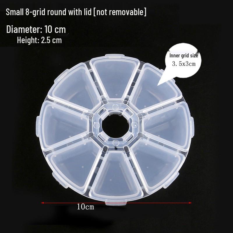 Multi-Size Transparent DIY Jewelry Storage Box Set